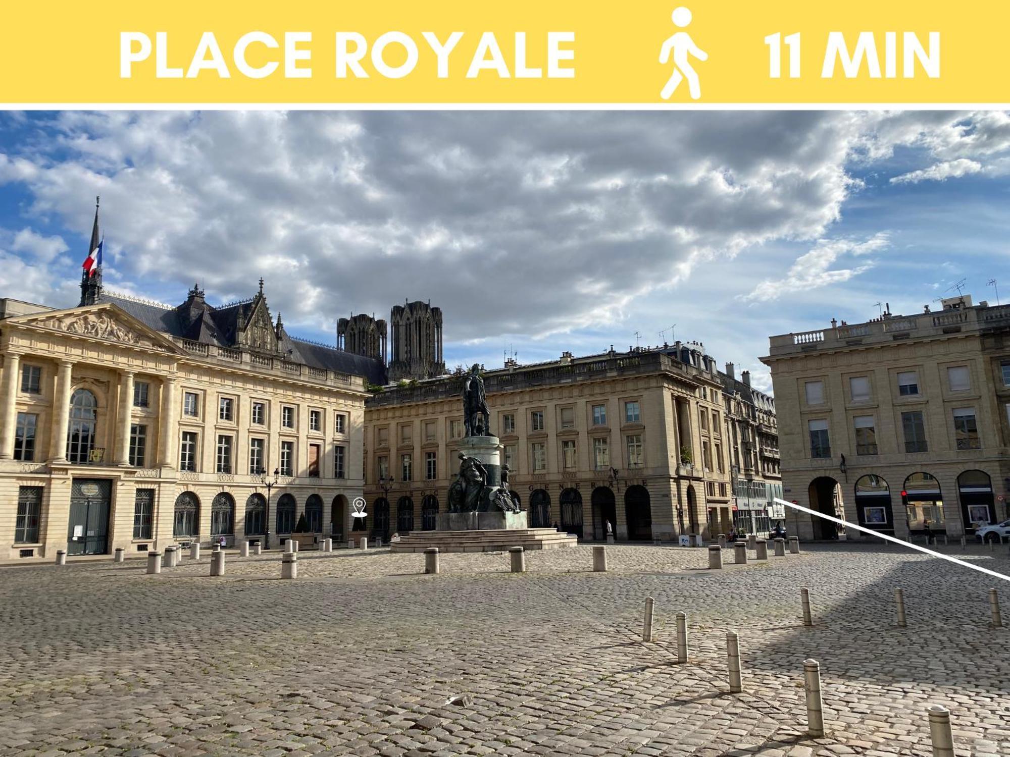 Le Remois - Charmant T2 - Renove - Parking - Cour Privative - Wifi Reims Ngoại thất bức ảnh